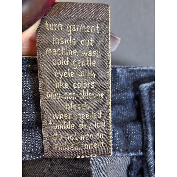 The Limited Denim 312 Bootcut Jeans Mid Rise Dark Denim Wash Women's Size 10 - Picture 11 of 13